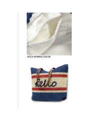 BORSA MARE HELLO Tellini S.r.l. Ingrosso Abbigliamento